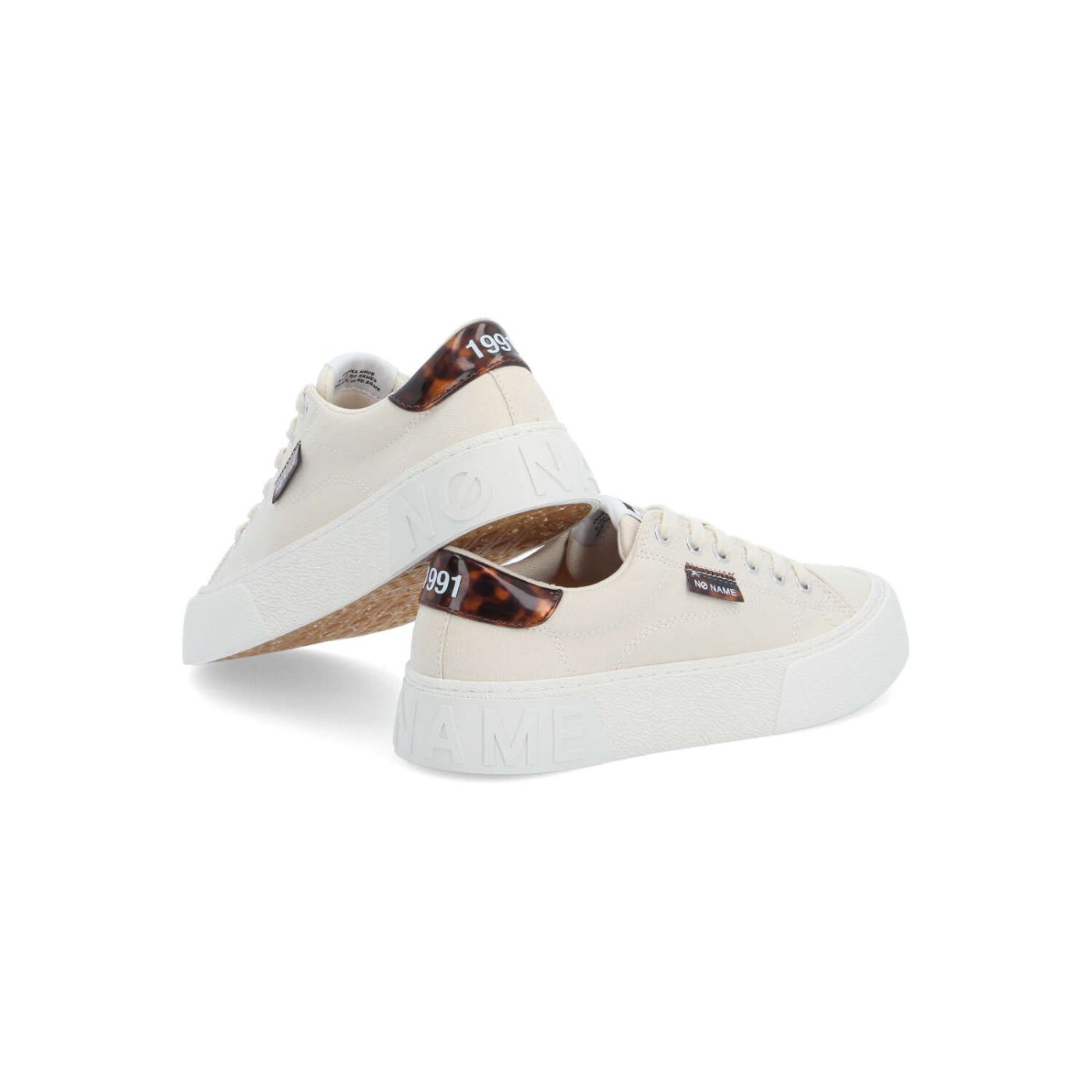 RESET SNEAKER W - CANVAS/ECAILLE - BEIGE/AMBRE